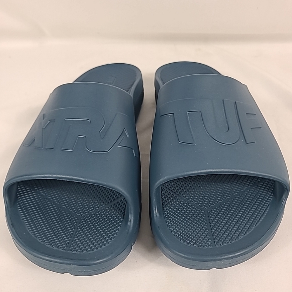 NEW Xtratuf Men's Apres Fish Slide Sandals Blue Sz 12M - Picture 2 of 7